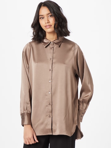 OBJECT Blouse 'Adalina' in Brown: front