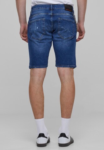 2Y Premium Regular Shorts in Blau