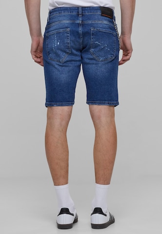 2Y Premium Regular Shorts in Blau