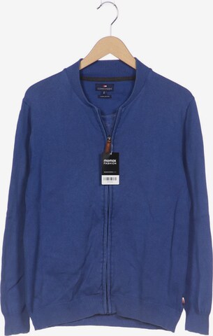 Commander Sweater & Cardigan in M-L in Blue: front