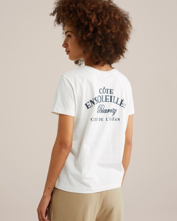 WE Fashion Футболка в Белый: спереди