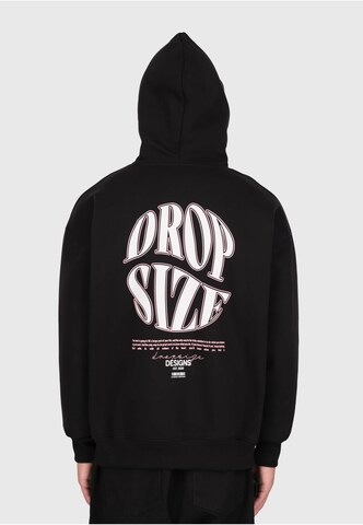 Sweat-shirt Dropsize en noir : devant