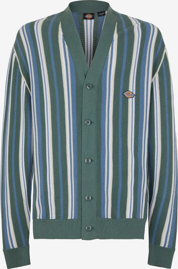 DICKIES Knit Cardigan 'GLADE SPRING' in Ecru / Blue / Dark green / White, Item view