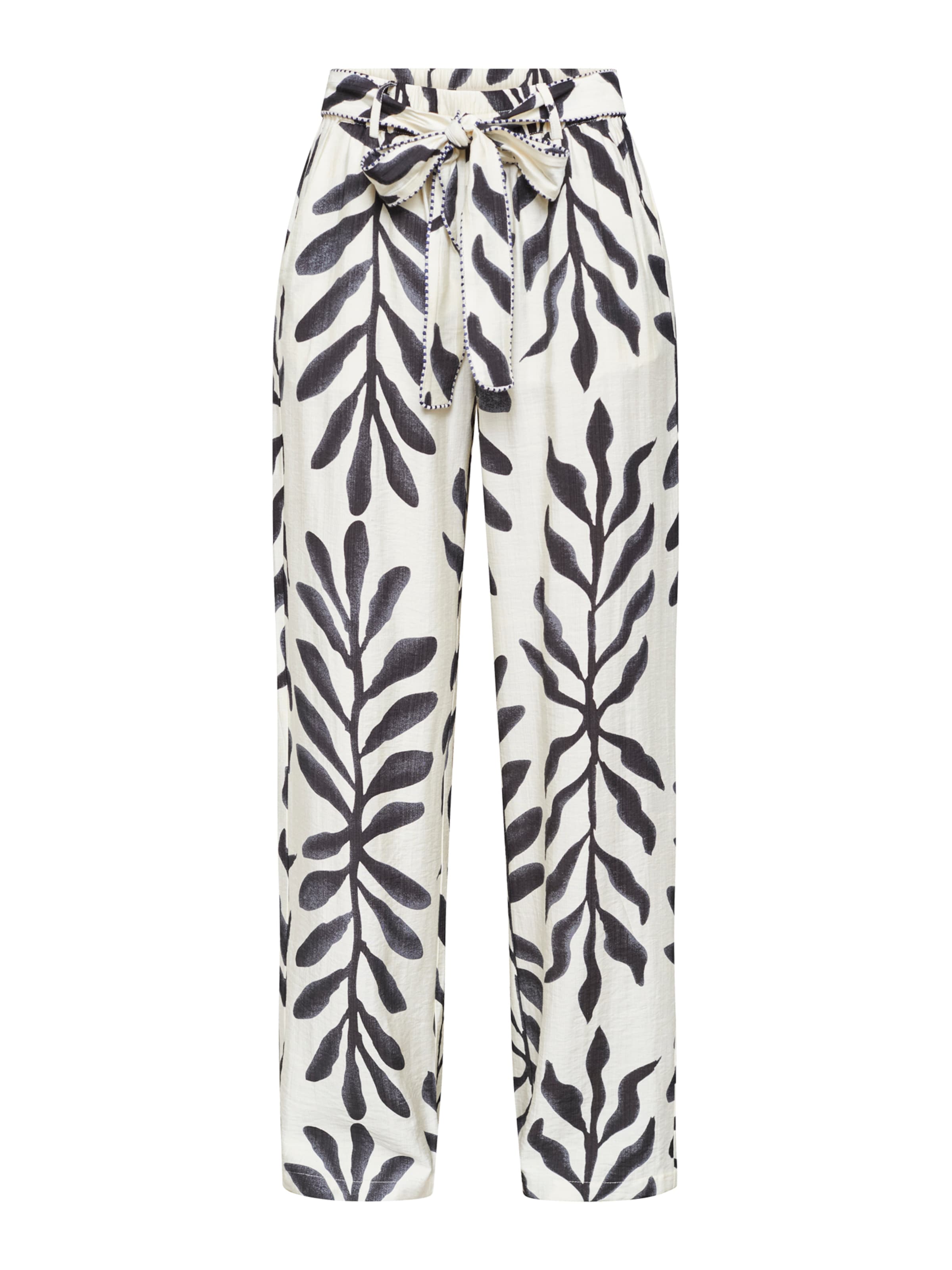 SISTERS POINT Ohlapna forma Hlače 'ELLA-43' | bež barva: sprednja stran