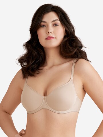 Conturelle T-shirt BH 'Pure Feeling' in Beige