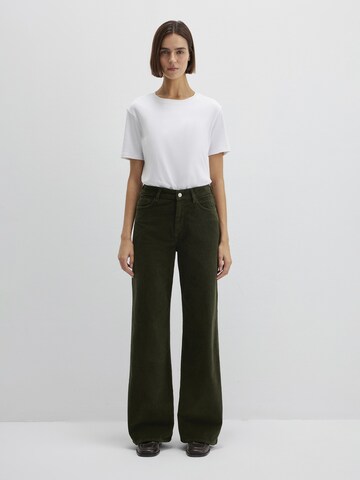 Mavi Flared Hose 'Malibu' in Grün