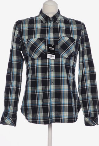 EDC BY ESPRIT Button Up Shirt in M in Blue: front