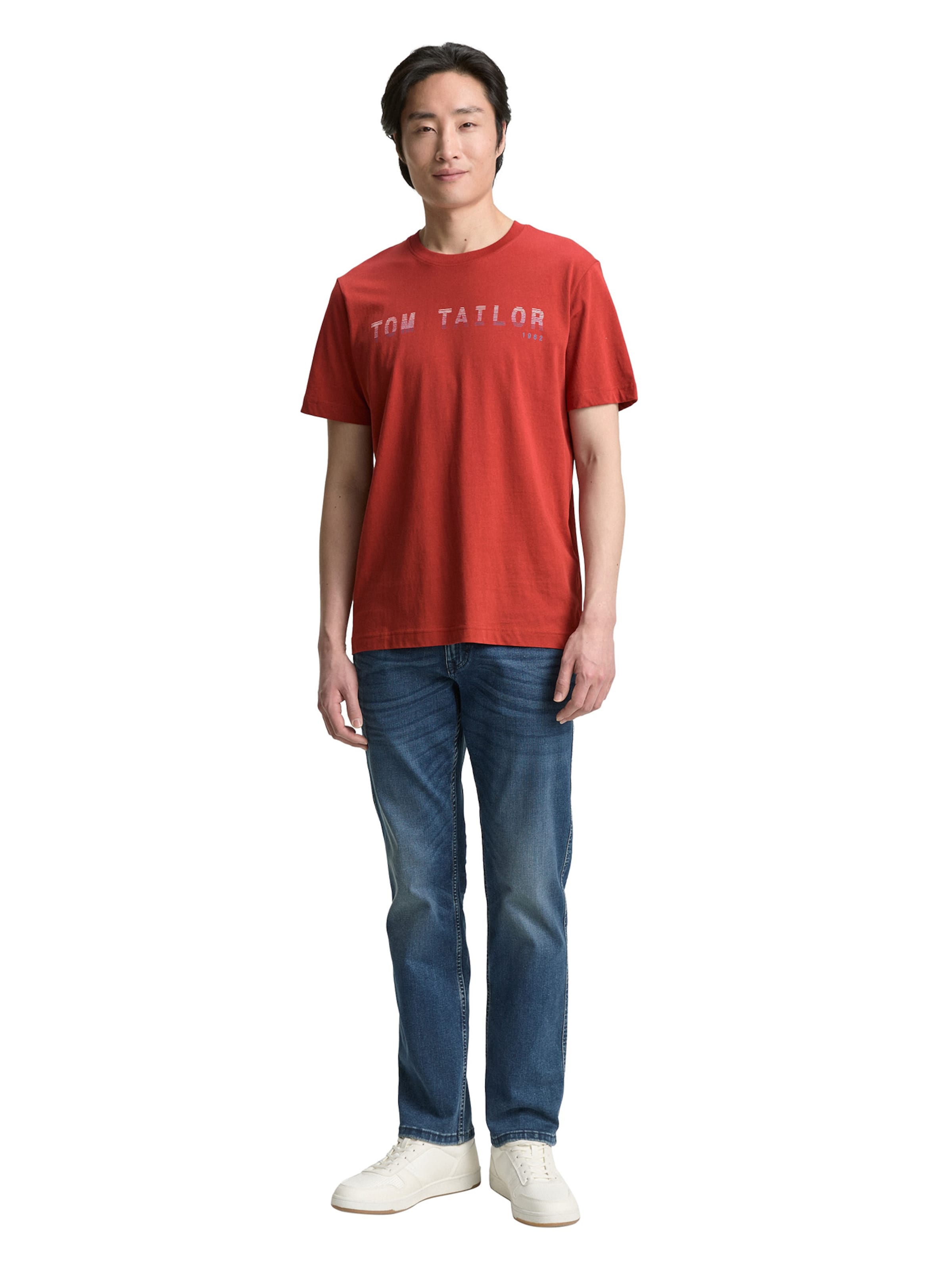 TOM TAILOR Тениска в червено