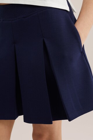 WE Fashion Юбка в Синий