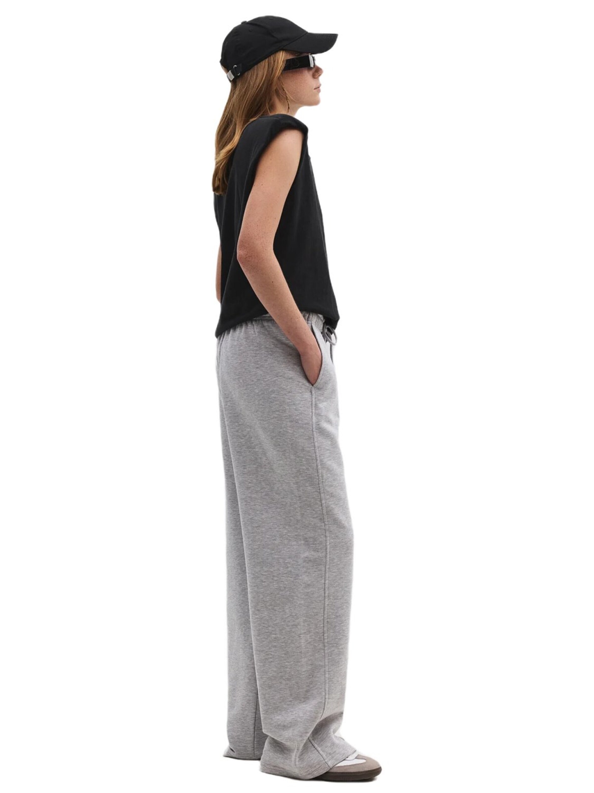 No Matter What Wide leg Pants in Grey