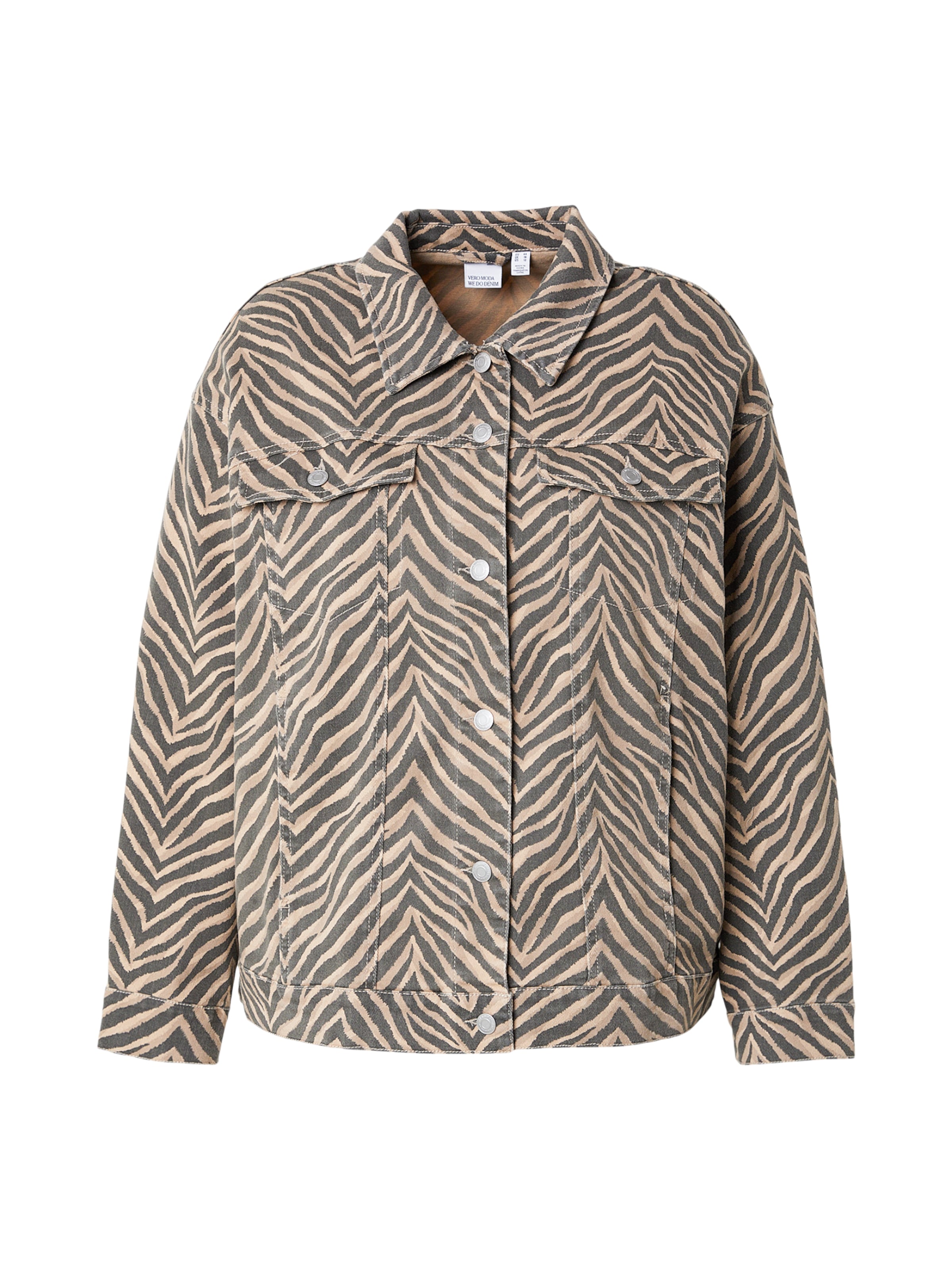 Vero Moda Curve Kurtka przejściowa &#x27;VMCTessa&#x27; w kolorze brązowy: przód