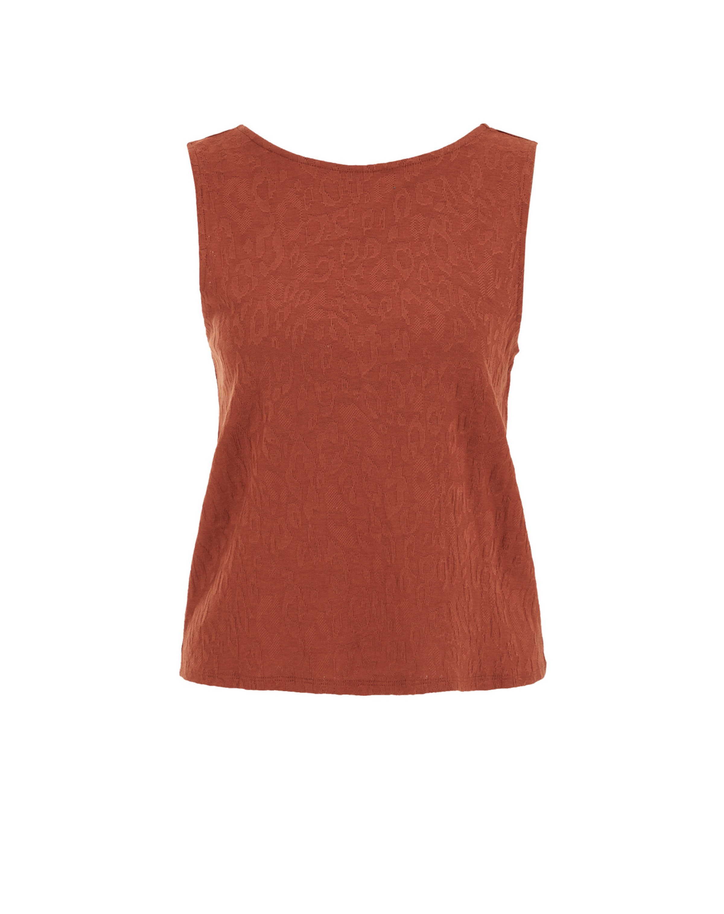 WE Fashion Haut en rouille, Vue avec produit