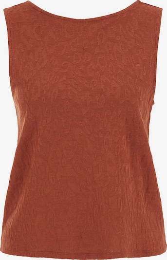 WE Fashion Toppi värissä ruosteenruskea, Tuotenäkymä