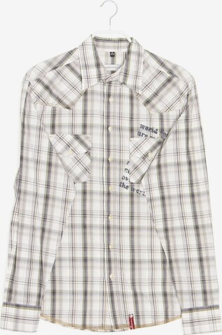 Angelo Litrico Button Up Shirt in S in Grey: front