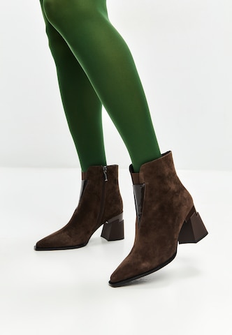 CESARE GASPARI Stiefelette in Braun