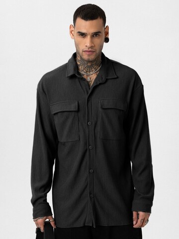 Fit confort Chemise Dandalo en noir : devant