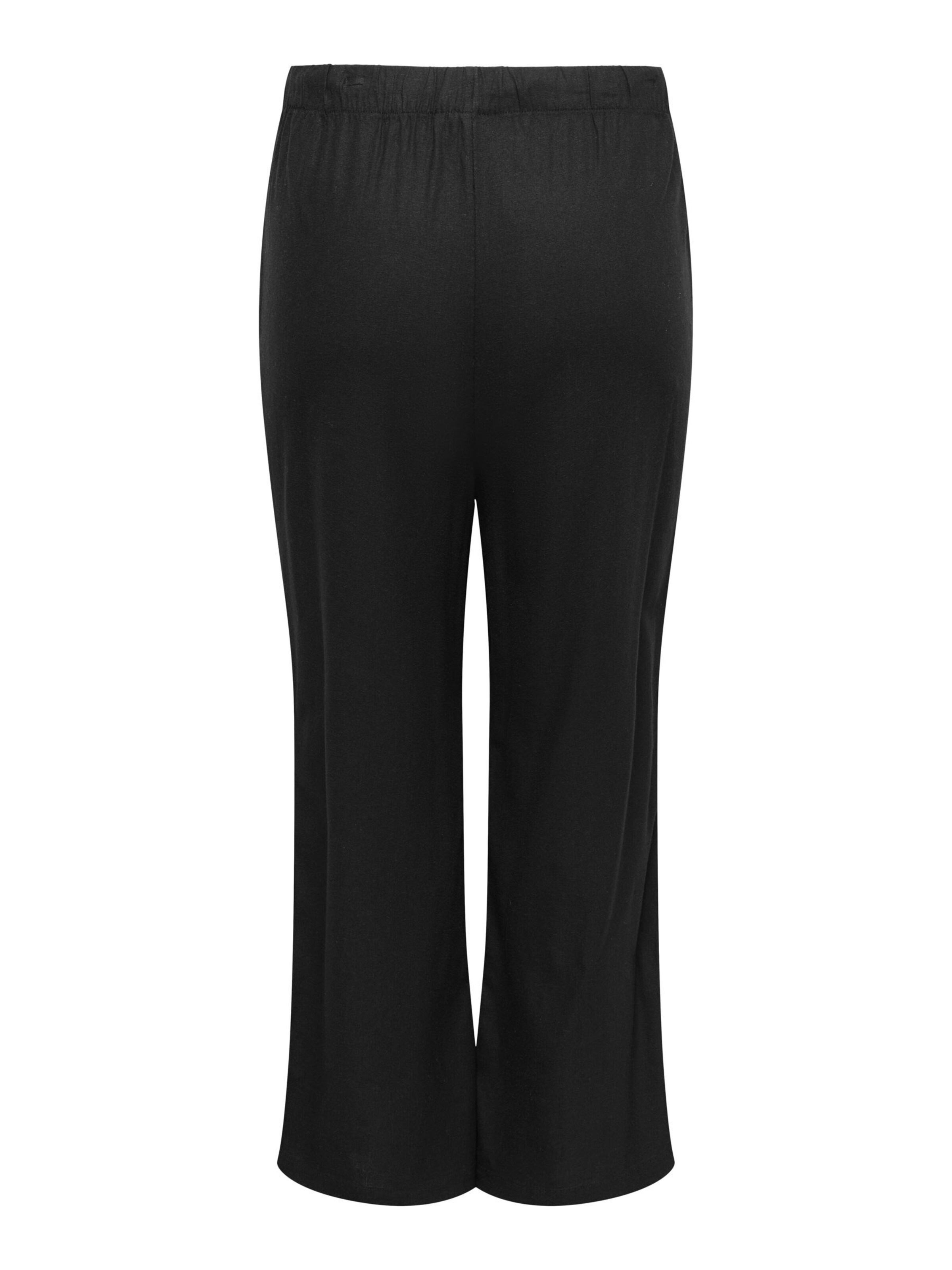 ONLY Carmakoma Loose fit Trousers 'CARGoa' in Black