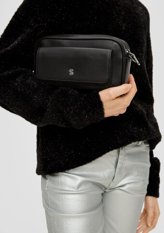 s.Oliver Crossbody Bag in Black: front