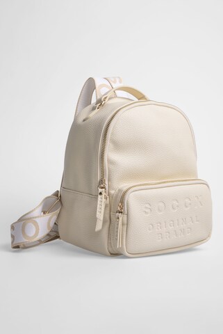 Soccx Backpack in Beige