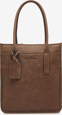 Castelijn & Beerens Shoulder Bag 'Carisma' in Brown: front