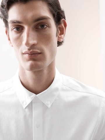 Regular fit Camicia business di Marks & Spencer in bianco: frontale