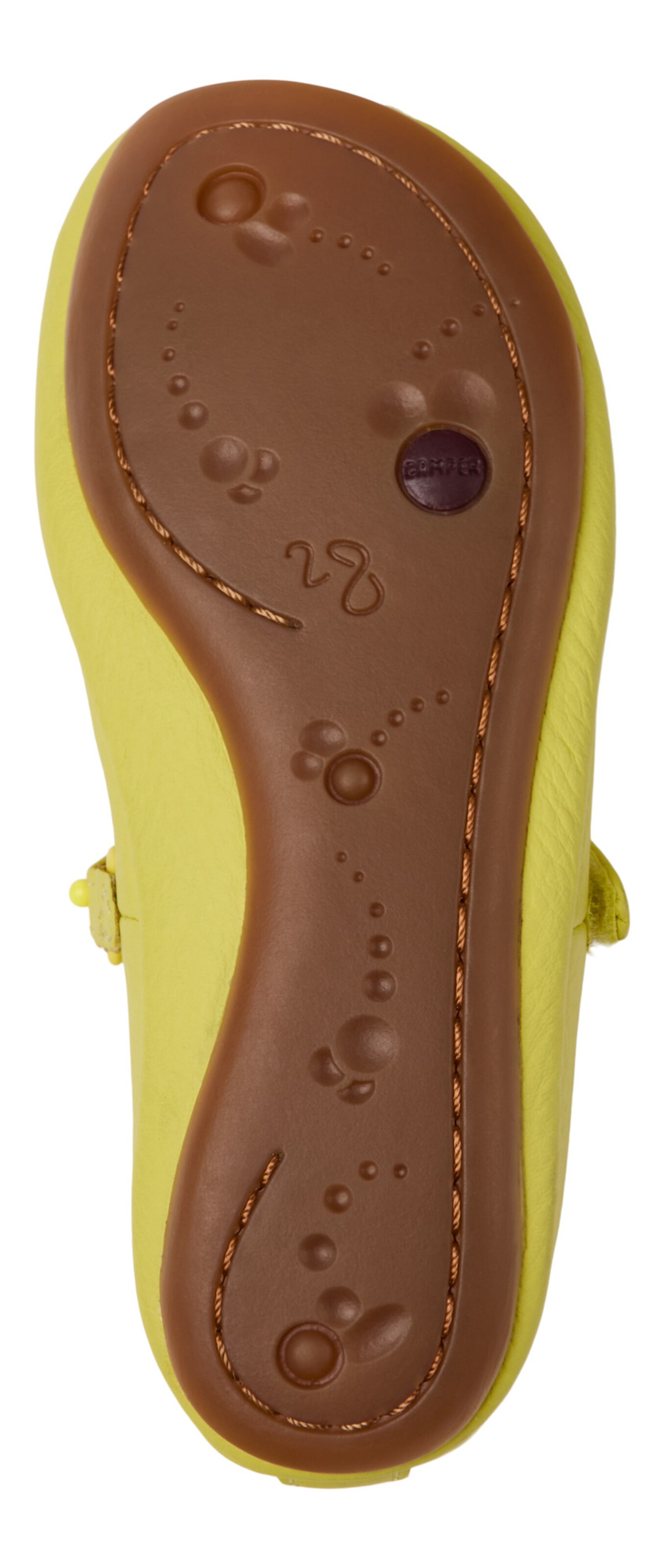 CAMPER Ballerina 'Right' in Gelb