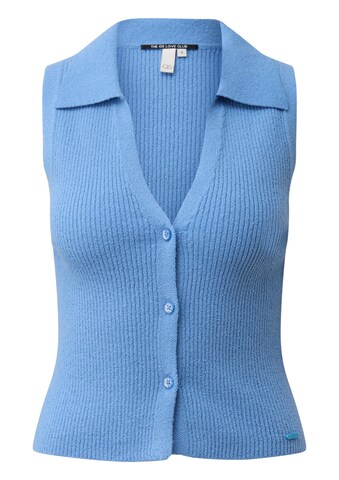 QS Strickpullunder in Blau: Vorderseite