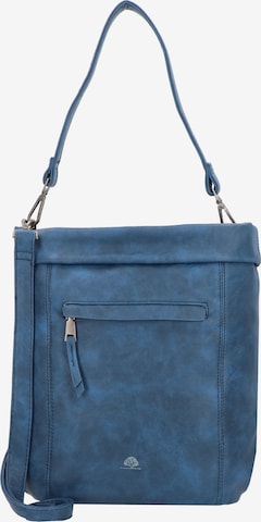 Borsa a spalla di GREENBURRY in blu: frontale