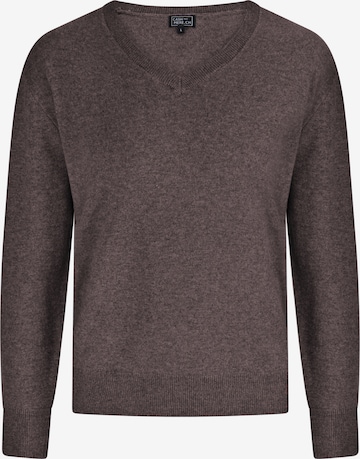 Pull-over CASH-MERE.CH en marron : devant