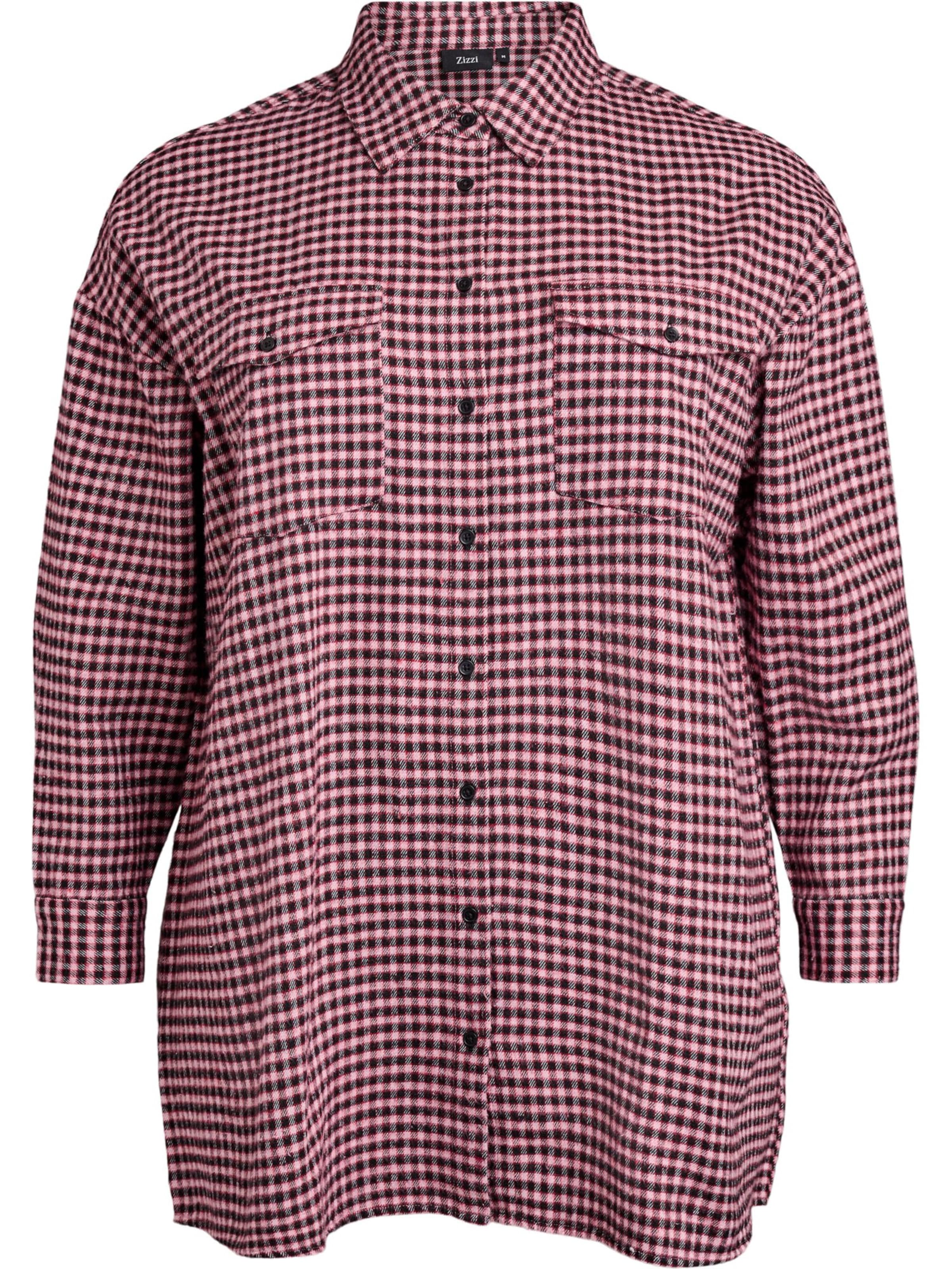 Chemisier 'MRAFINE' Zizzi en rouge : devant