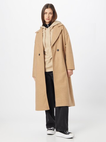 VERO MODA Between-Seasons Coat 'SPENCER' in Brown