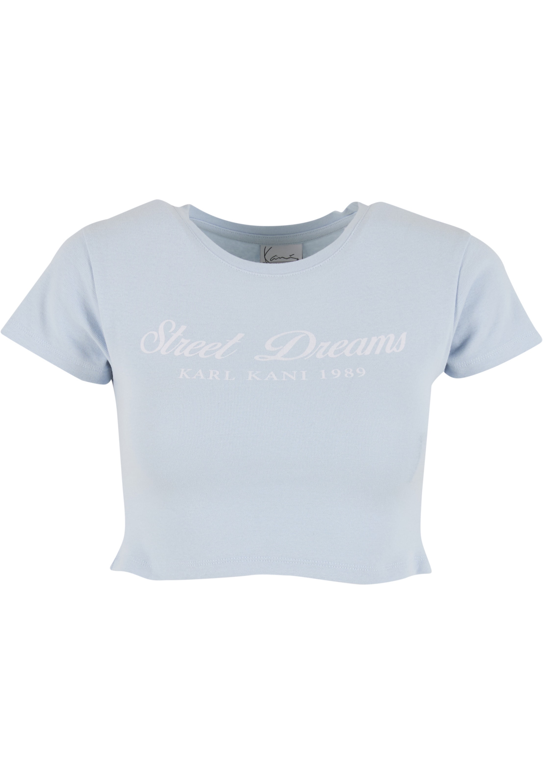 T-shirt Karl Kani en bleu : devant