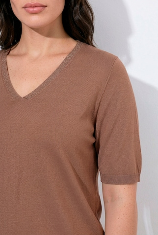 Ulla Popken Pullover in Braun