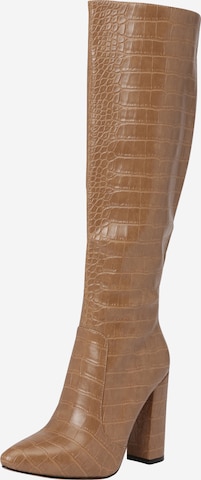 Misspap Boots in Brown: front