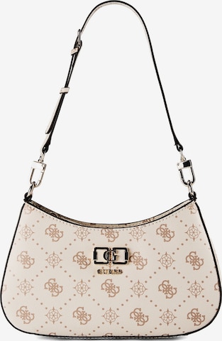 Sac bandoulière 'Emelie' GUESS en beige : devant