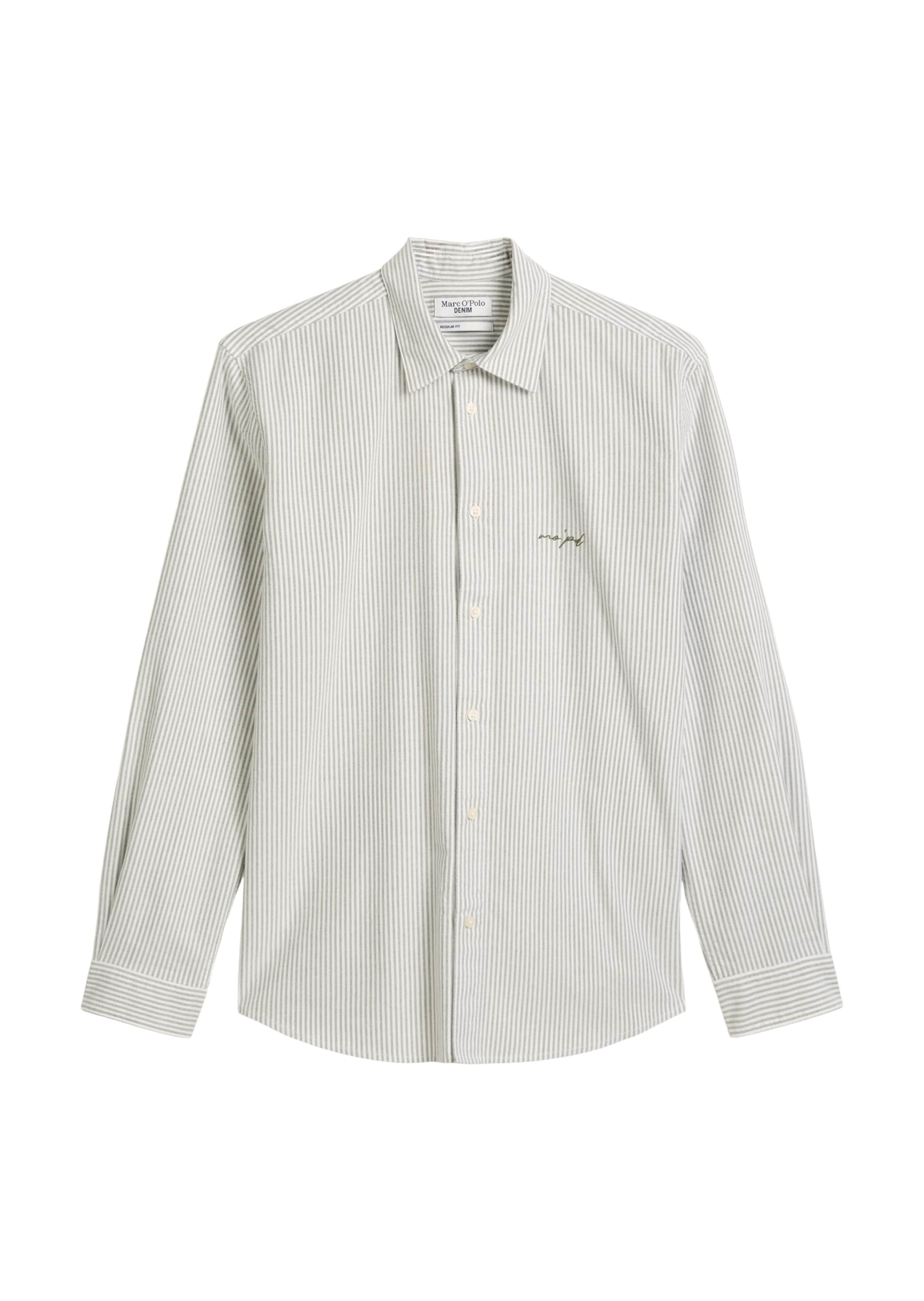 Marc O'Polo DENIM Regular Fit Hemd in Beige: Vorderseite