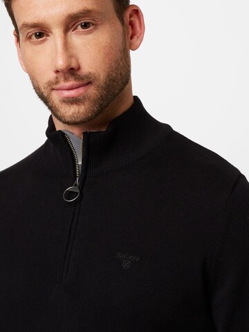 Barbour Pullover in Schwarz