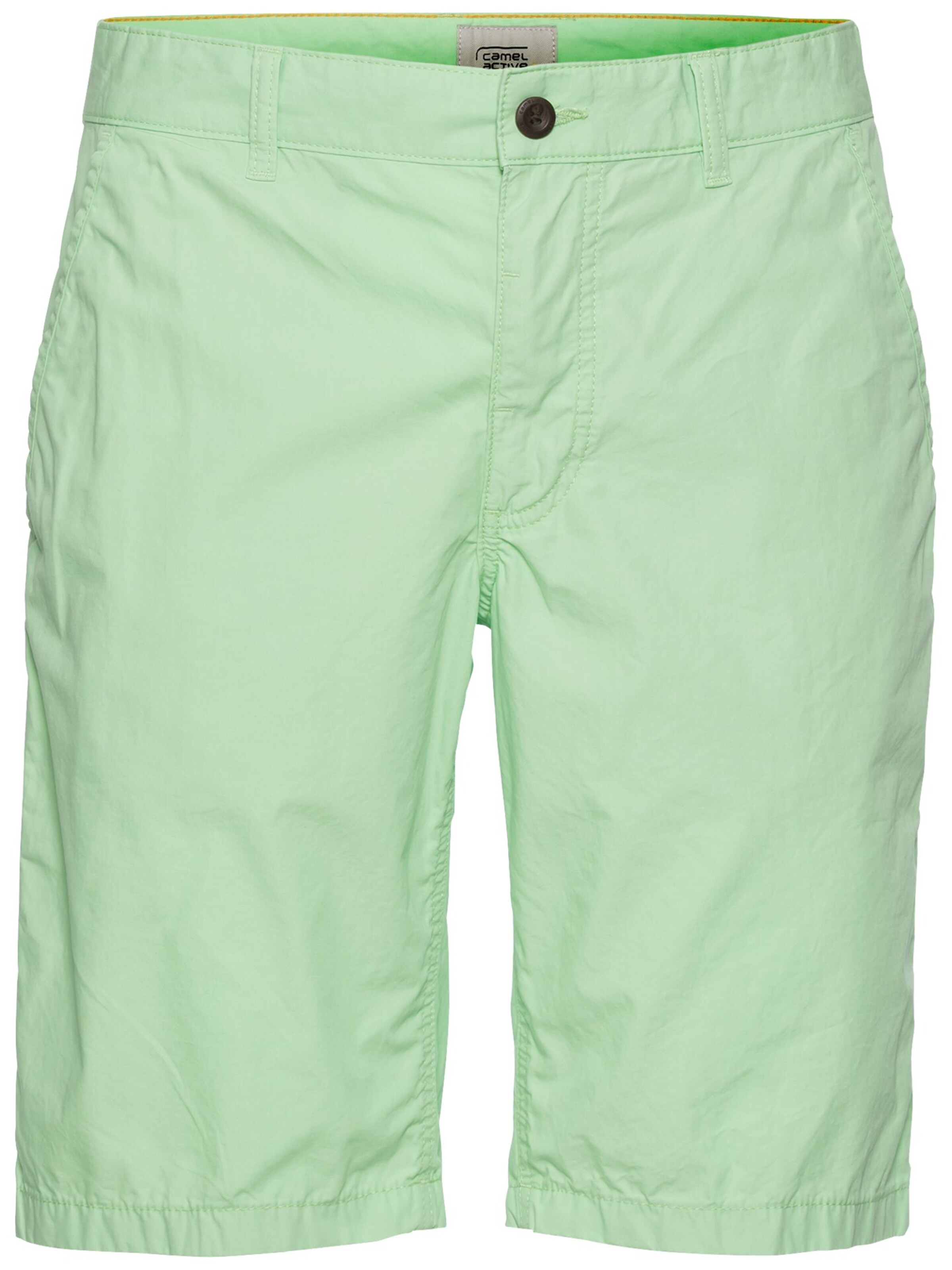 CAMEL ACTIVE Regular Chino Shorts Regular Fit in Grün: Vorderseite