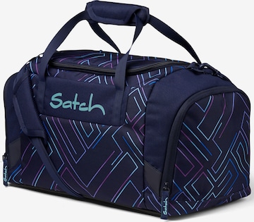 Satch Sporttas in Blauw: voorkant