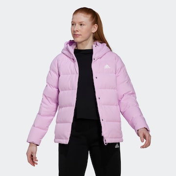 Veste outdoor 'Helionic Down' ADIDAS SPORTSWEAR en violet : devant