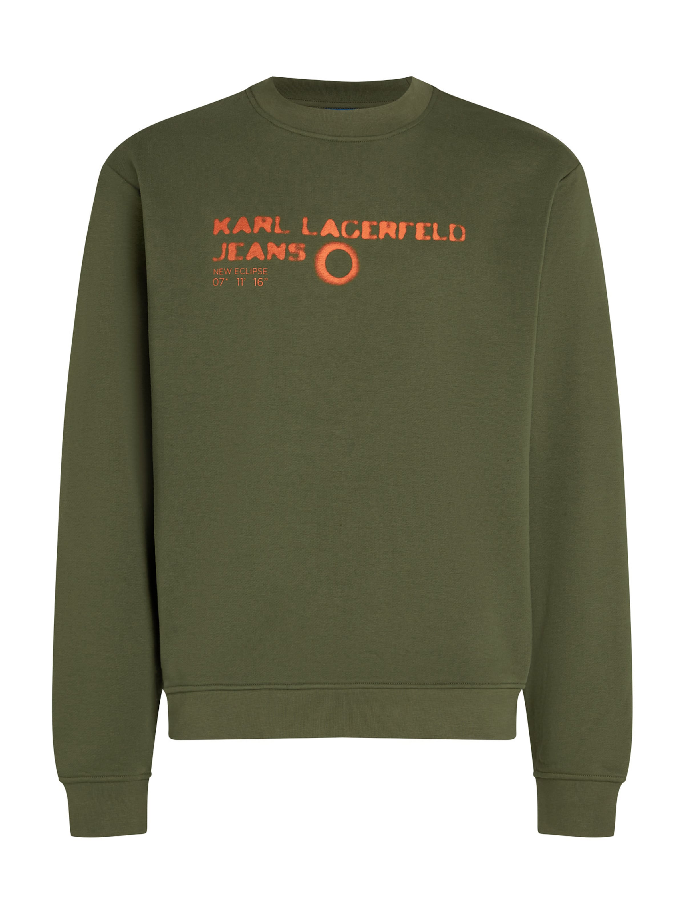 KARL LAGERFELD JEANS Свитшот в Зеленый: спереди