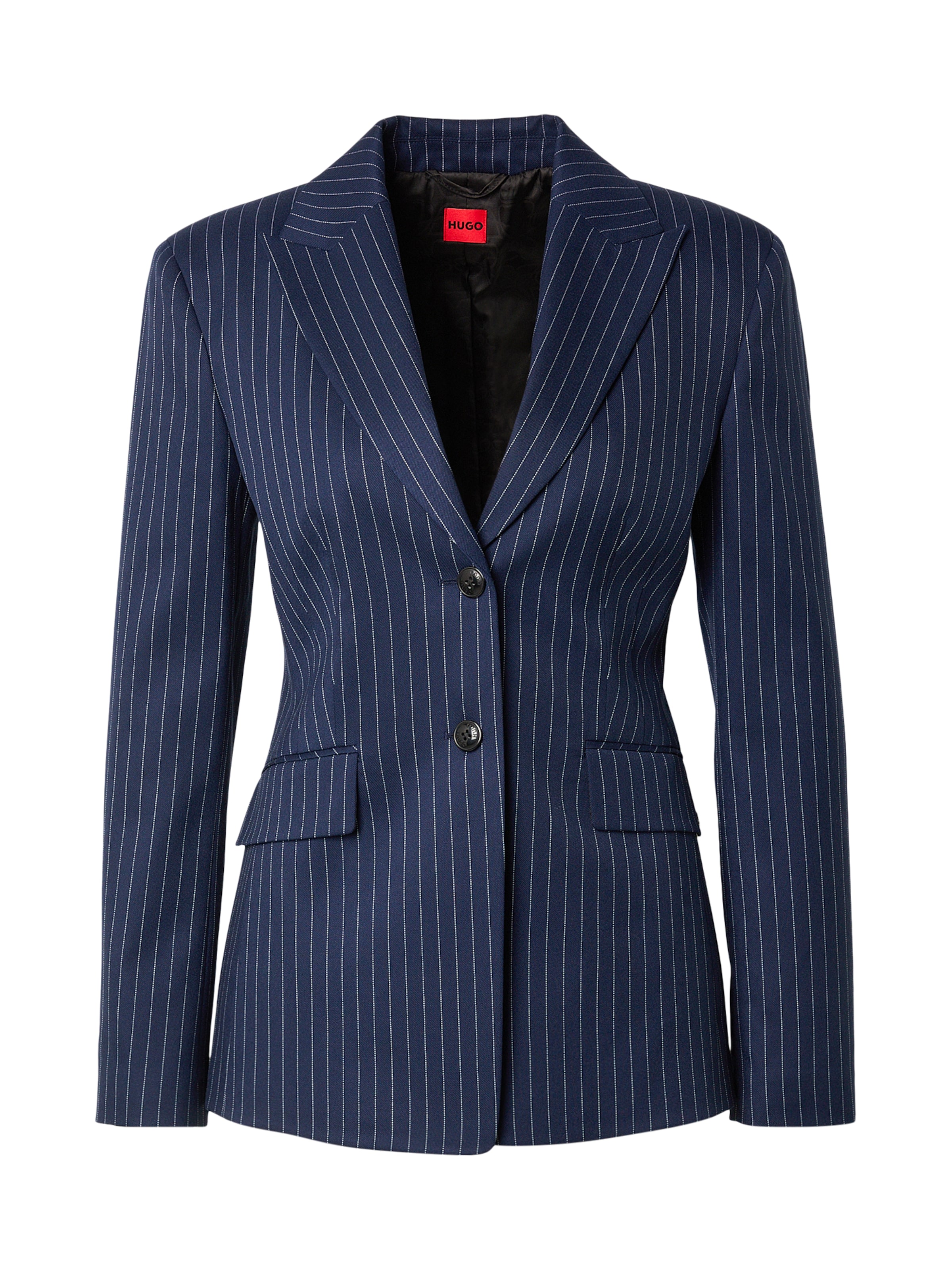 HUGO Блейзър 'Asmalla' в синьо: отпред