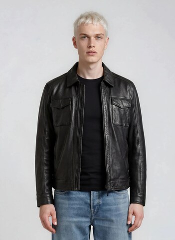 trueprodigy Between-season jacket 'Jax' in Black: front