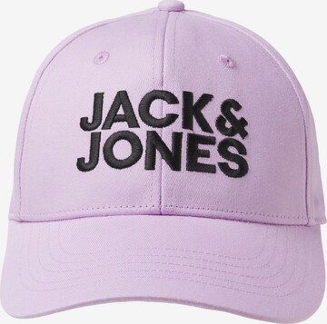 Casquette JACK & JONES en violet : devant