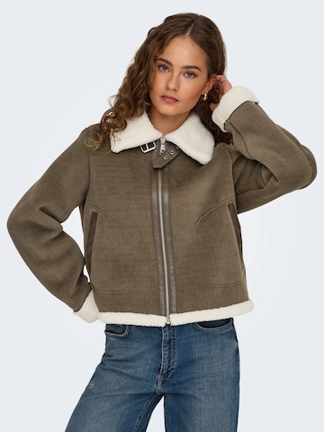 ONLY Between-season jacket in Brown: front
