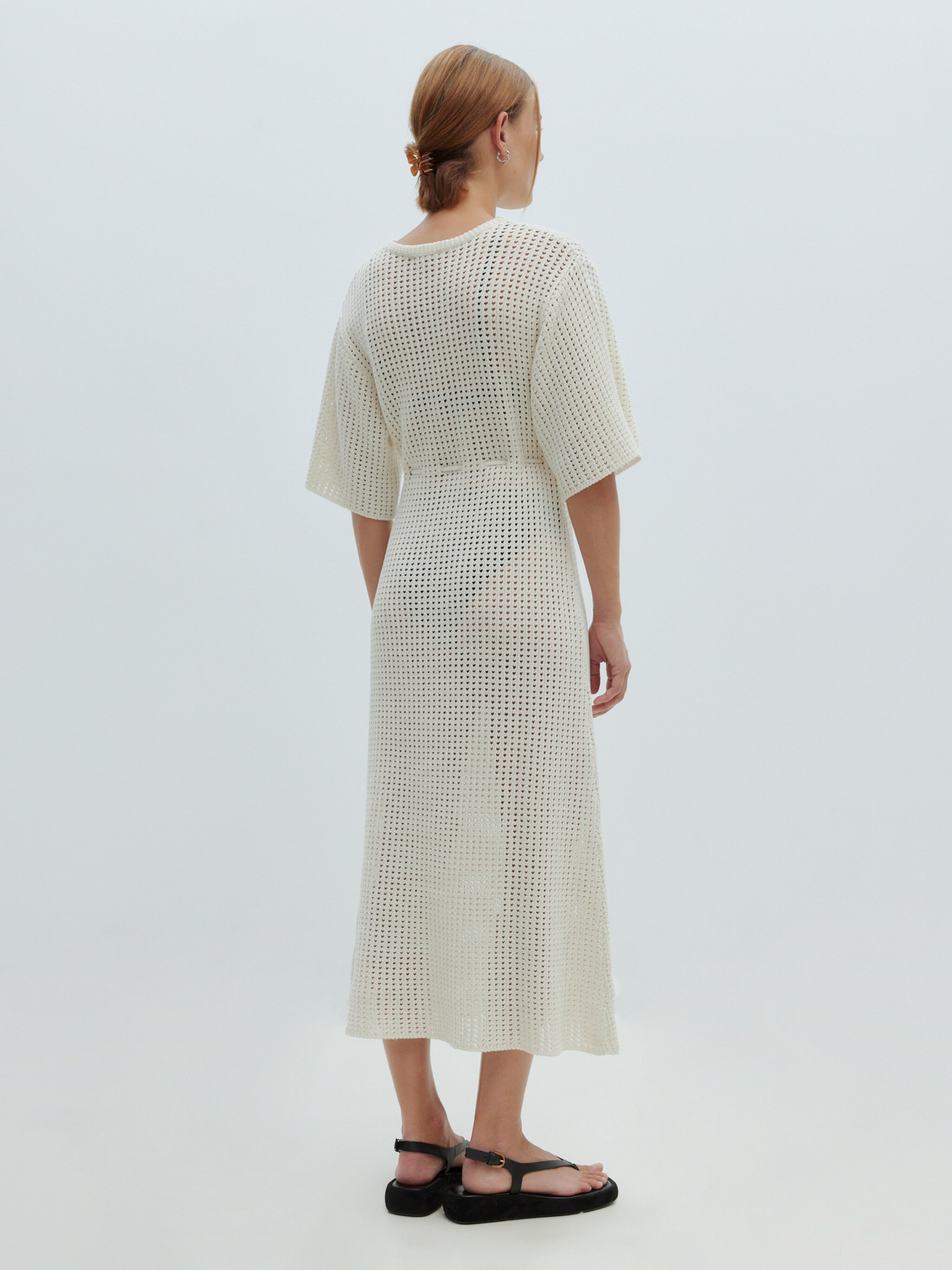 EDITED Producten Jurk 'Valka' Beige