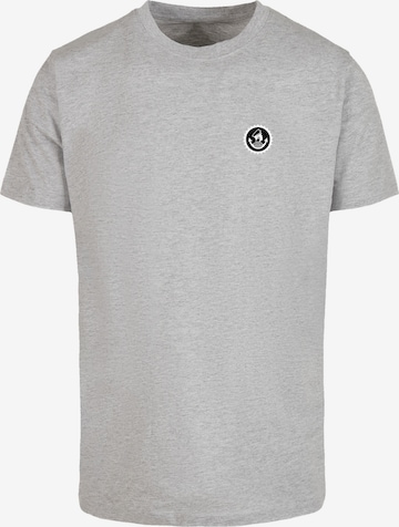 F4NT4STIC Shirt 'AHOI Knut & Jan Hamburg' in Grijs: voorkant