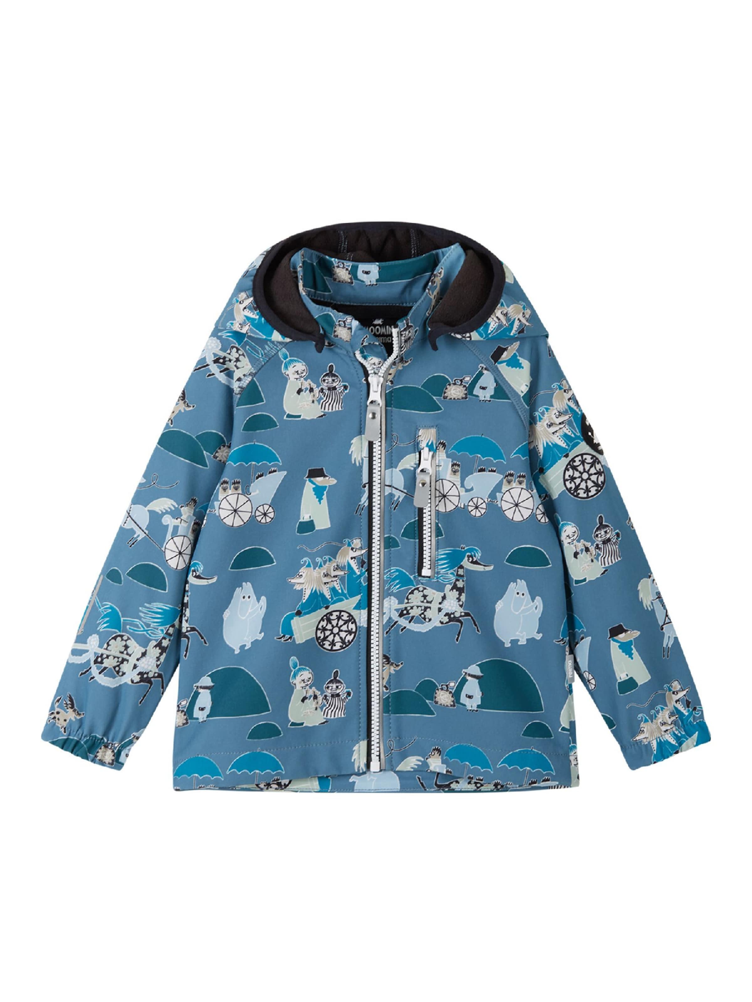 Reima Functionele jas ' Moomin Vantti ' in Blauw: voorkant