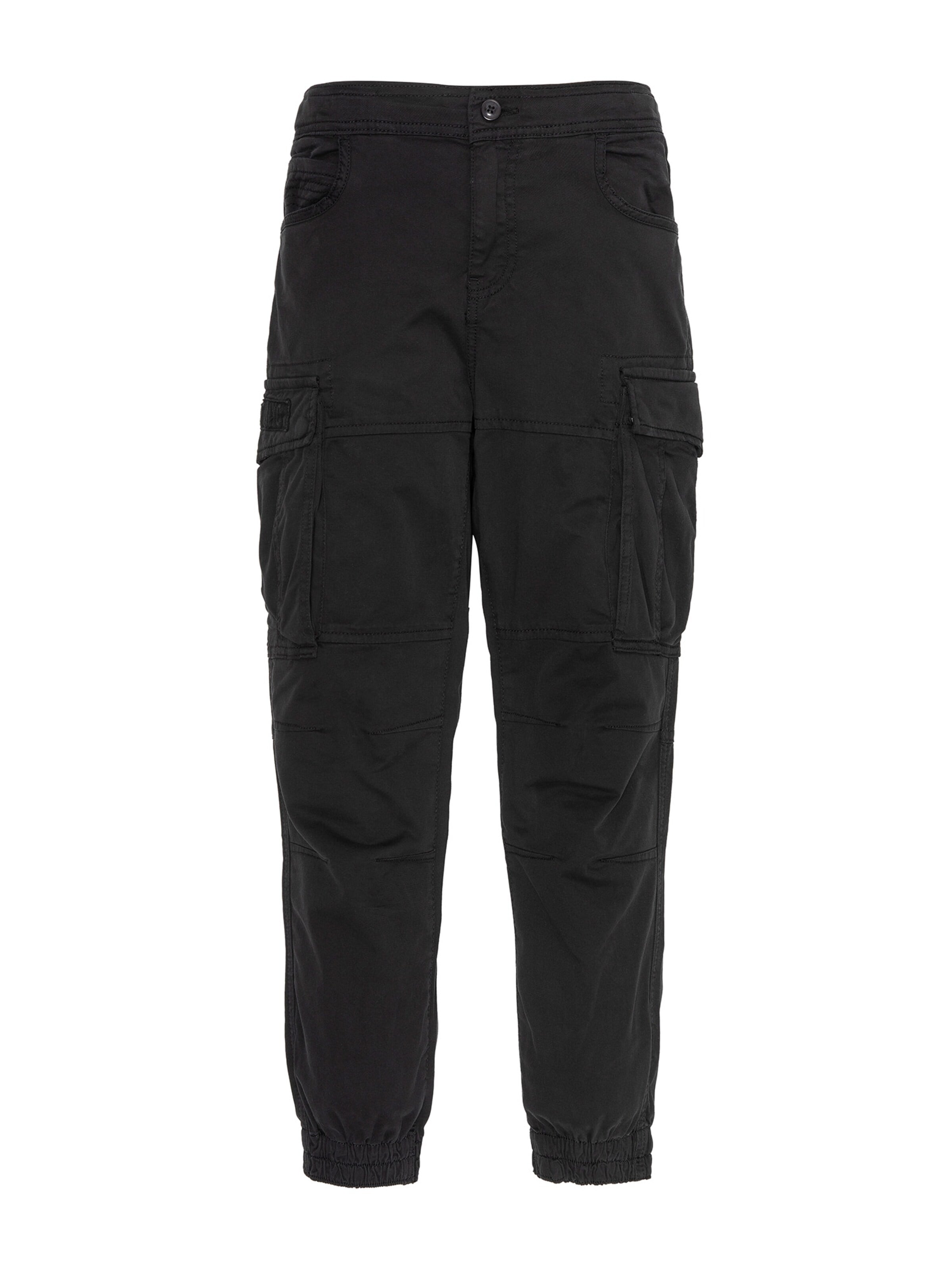 Regular Pantalon Schott NYC en noir : devant