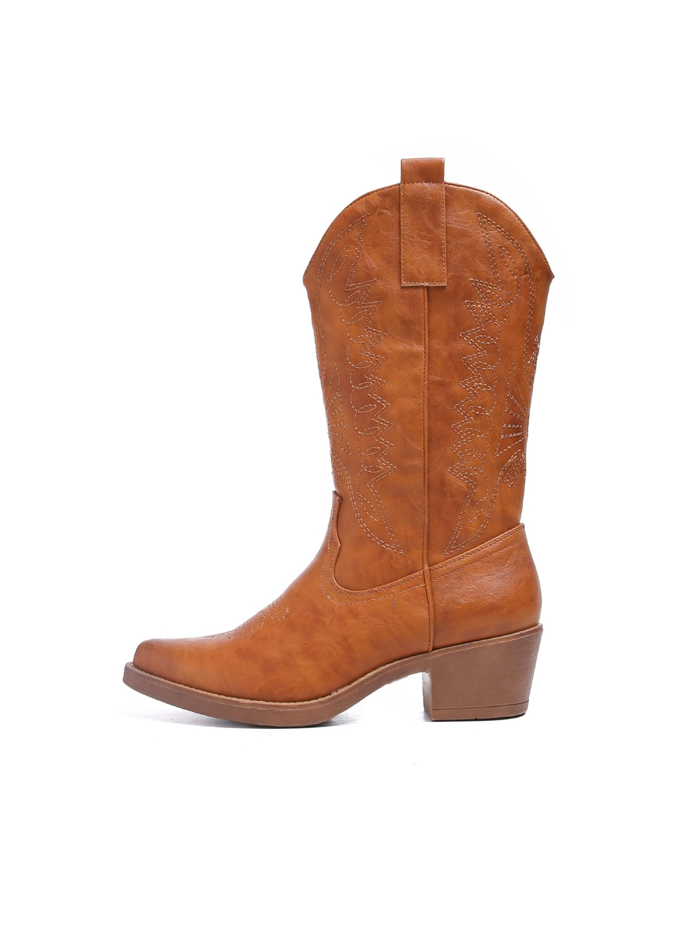 Bottes de cowboy Smile Favorites en beige : devant